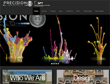 Tablet Screenshot of precisioncolor.com